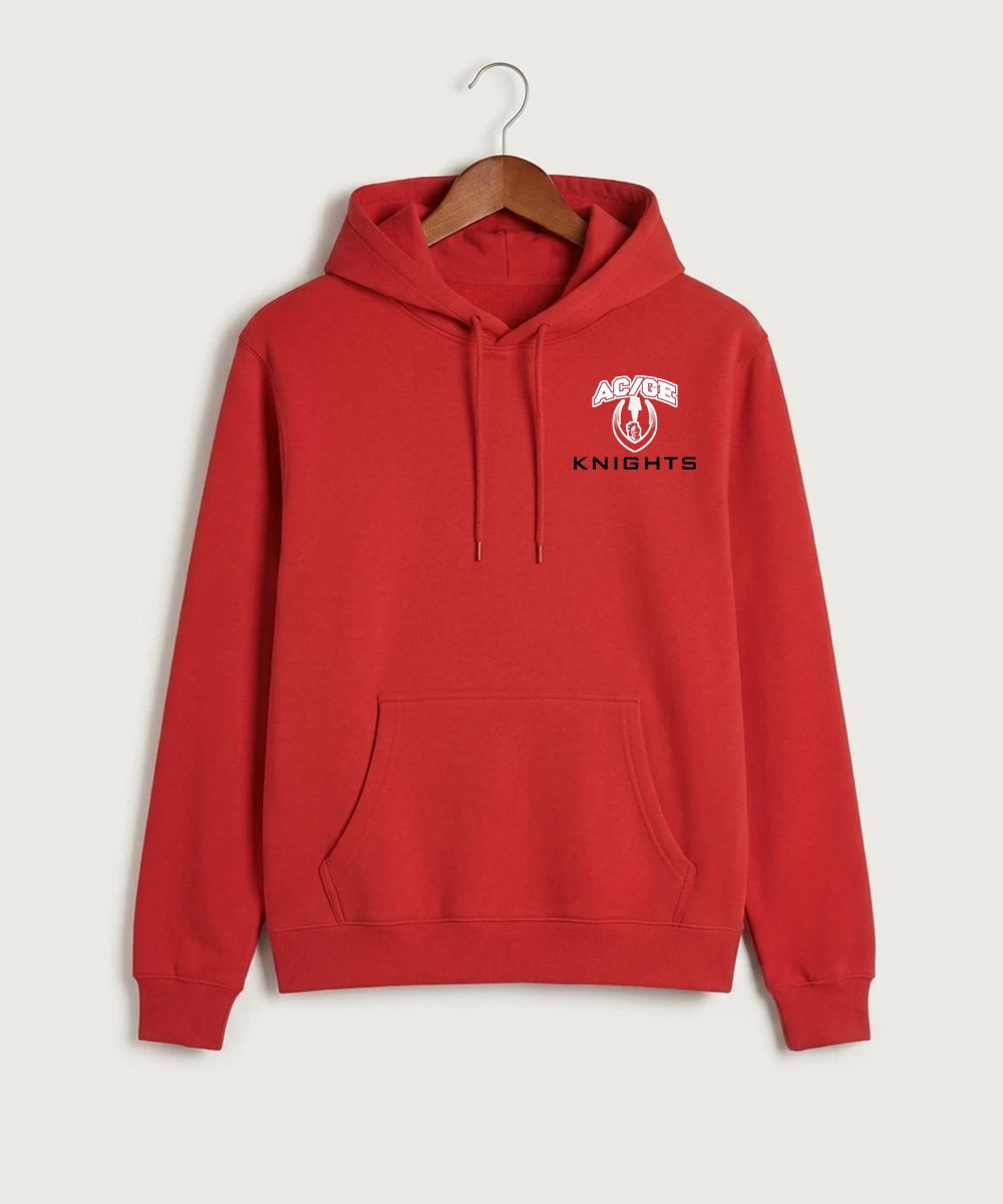 Alden-Conger-Glenville Emmons High School Football (Boys) - Red Hoodie Value