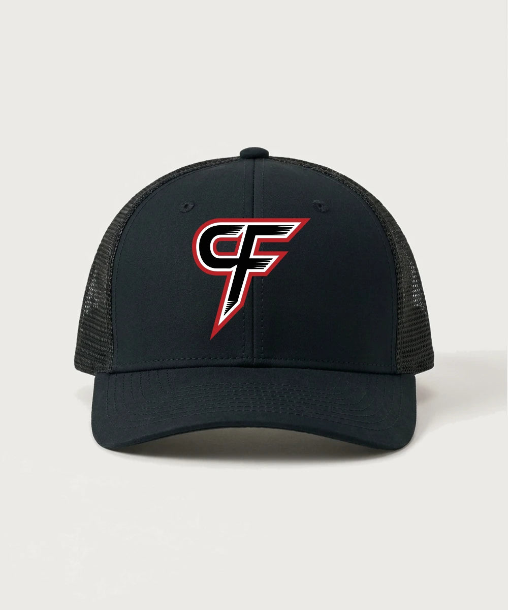 Cannon Falls High School Volleyball (Girls) - Black/ Black Sport-Tek Club Trucker Cap STC46