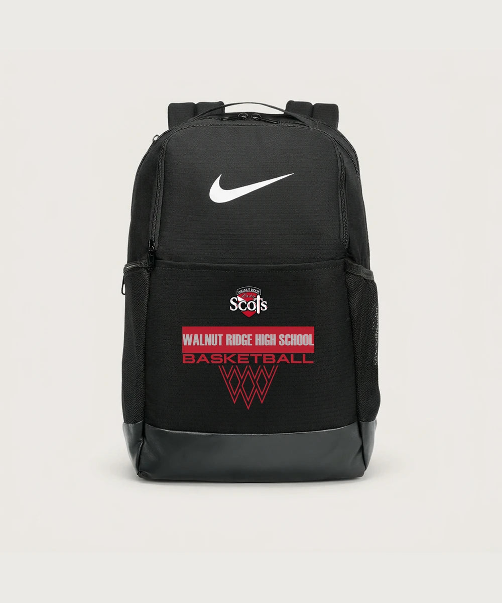 Walnut Ridge High School Basketball Team Store - Black Nike Brasilia Medium Backpack NKDH7709