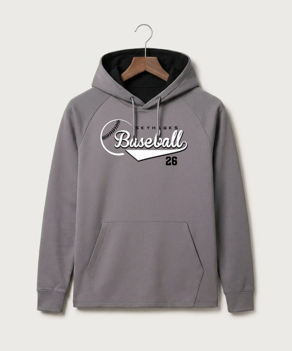 GF E2E Test 04 Baseball - Gray Hoodie
