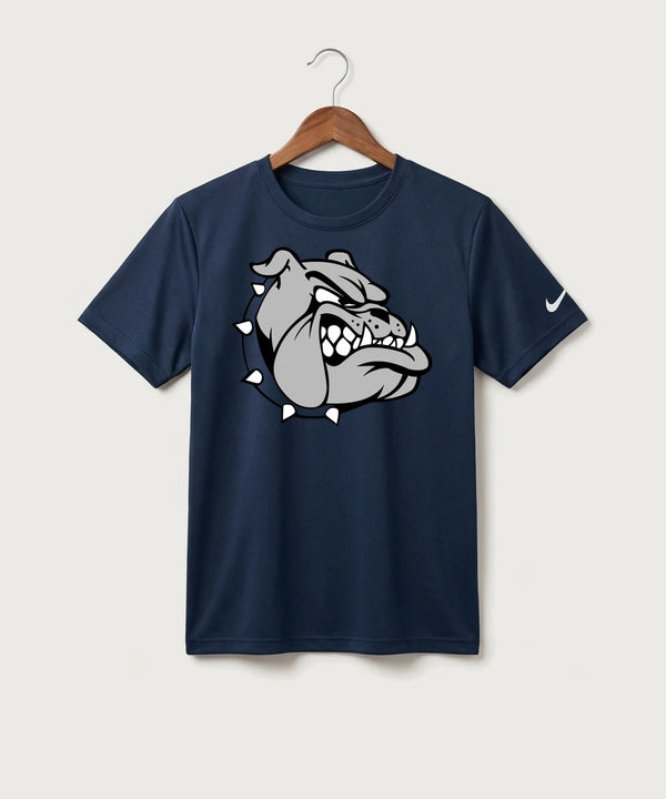 Sargent County High School Football (Boys) - College Navy Nike Youth Swoosh Sleeve rLegend Tee NKDX8787