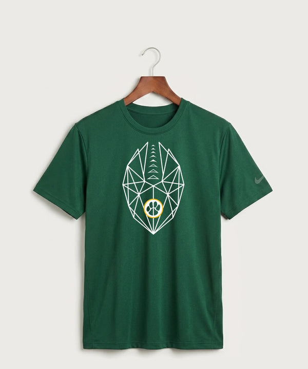 Ashwaubenon High School Football (Boys) (Sandbox) - Gorge Green Nike Swoosh Sleeve rLegend Tee NKDX8730