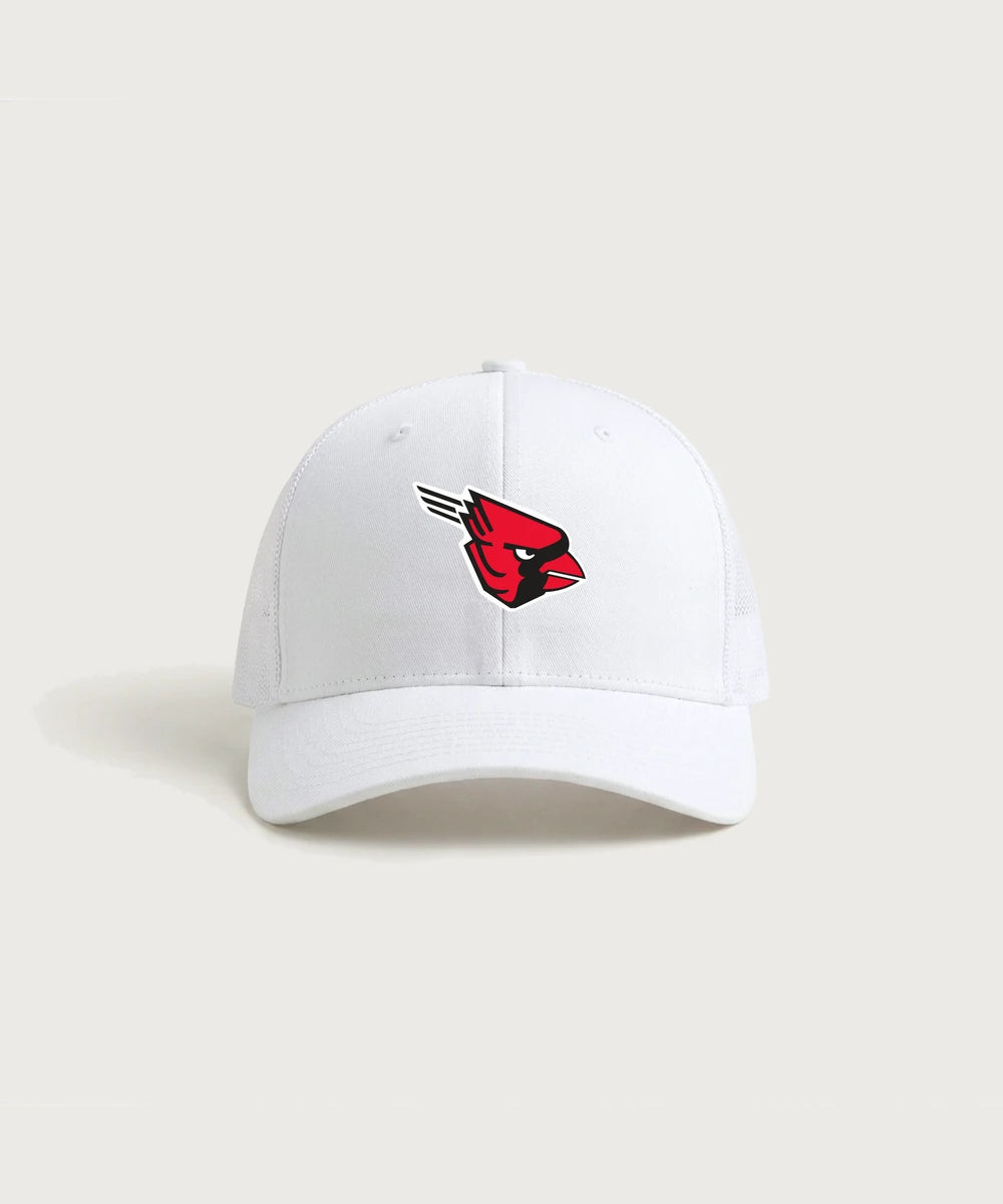 Forreston Track and Field - White/ White Sport-Tek Club Trucker Cap STC46