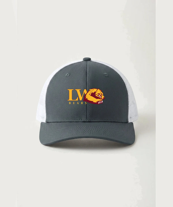 Lake of the Woods High School Football (Boys) - Iron Grey/ White Sport-Tek Club Trucker Cap STC46