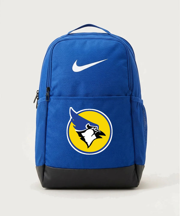 Waseca High School Football (Boys) - Game Royal Nike Brasilia Medium Backpack NKDH7709