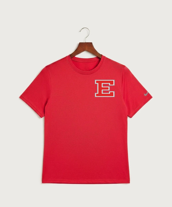 Duluth East High School Cheer (Coed) - University Red Nike Swoosh Sleeve rLegend Tee NKDX8730