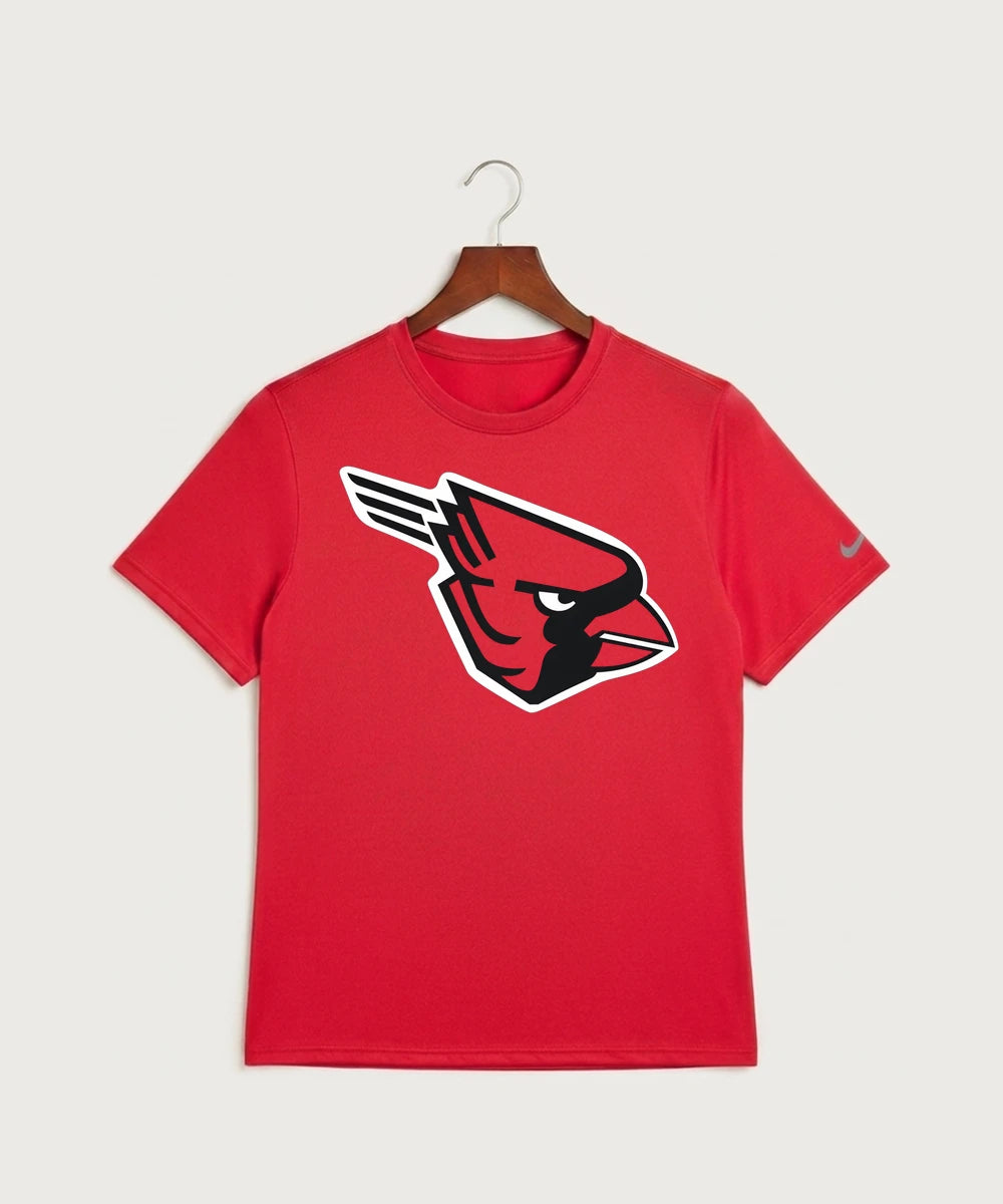 GF E2E Test 02 Track and Field - University Red Nike Swoosh Sleeve rLegend Tee NKDX8730