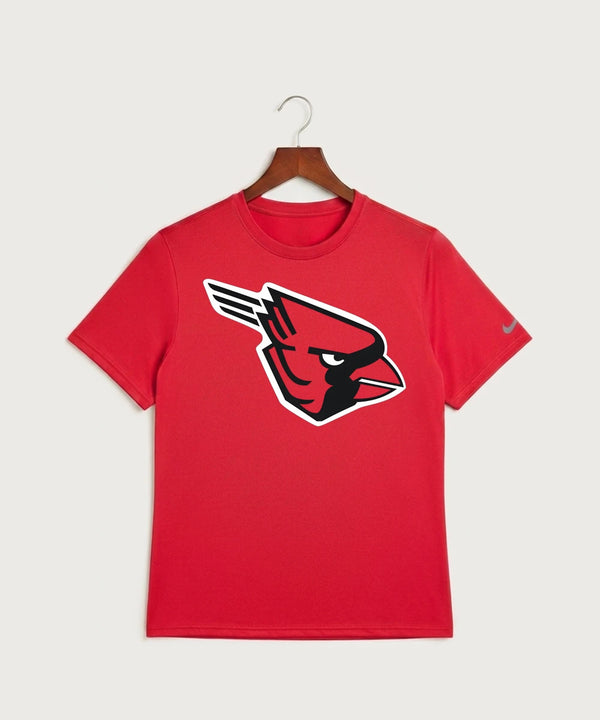 GF E2E Test 02 Track and Field - University Red Nike Swoosh Sleeve rLegend Tee NKDX8730
