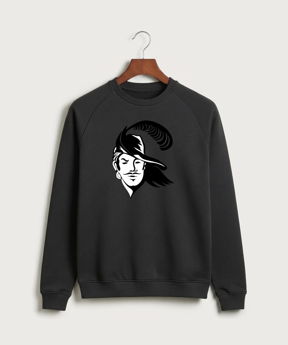 Border West Football (Boys) - Black Crewneck