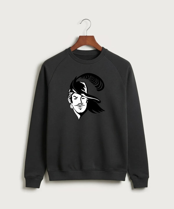 Border West Football (Boys) - Black Crewneck