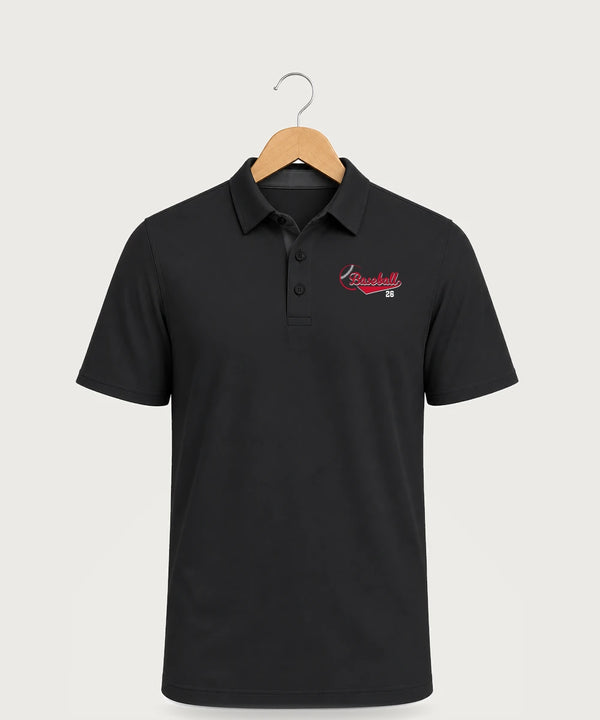 GF E2E Test 04 Baseball - Black Polo
