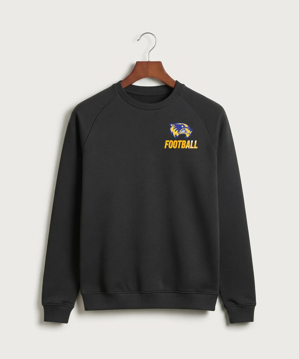 Wadena Deer Creek High School Football (Boys) - Black Crewneck
