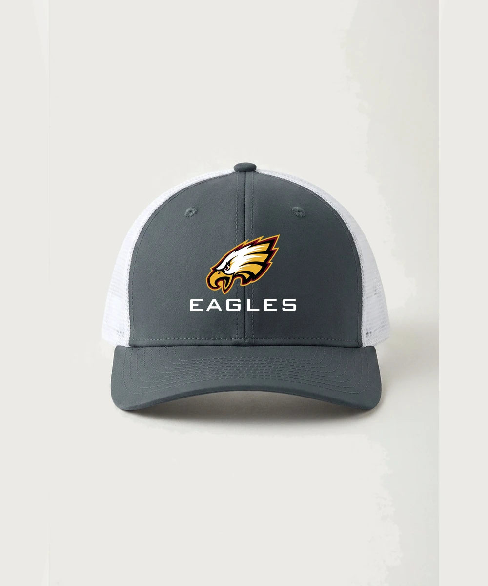 Dover-Eyota High School Volleyball (Girls) - Iron Grey/ White Sport-Tek Club Trucker Cap STC46