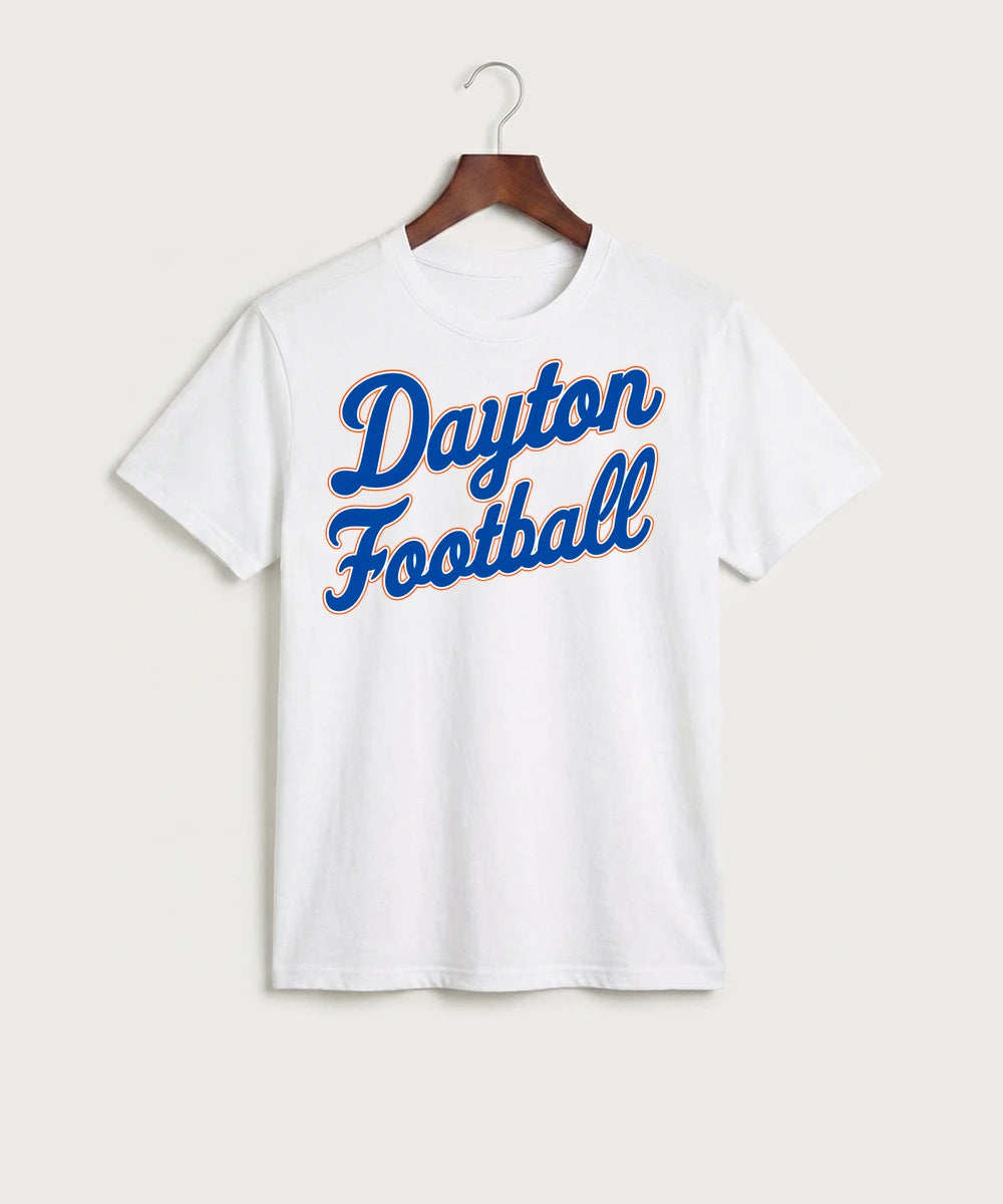 Jonathan Dayton High School Football Team Store - White Port & Co Core Cotton Tee. PC54