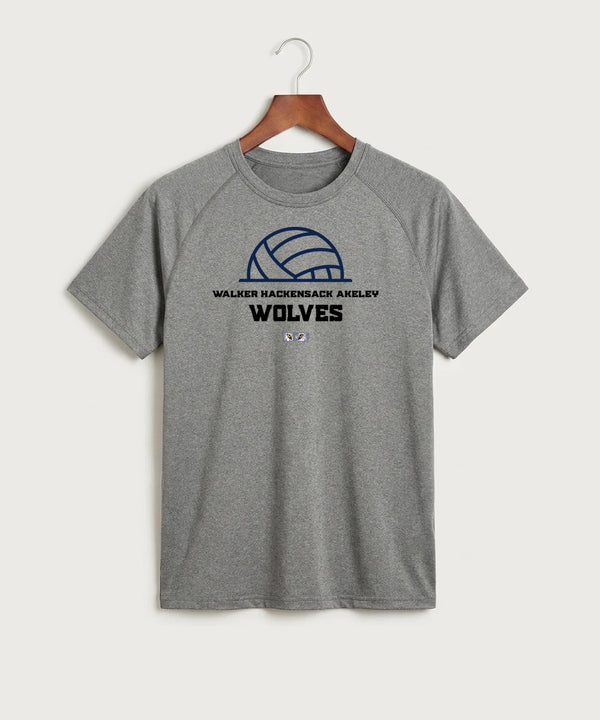 Walker Hackensack Akeley Volleyball (Girls) - Gray Tee