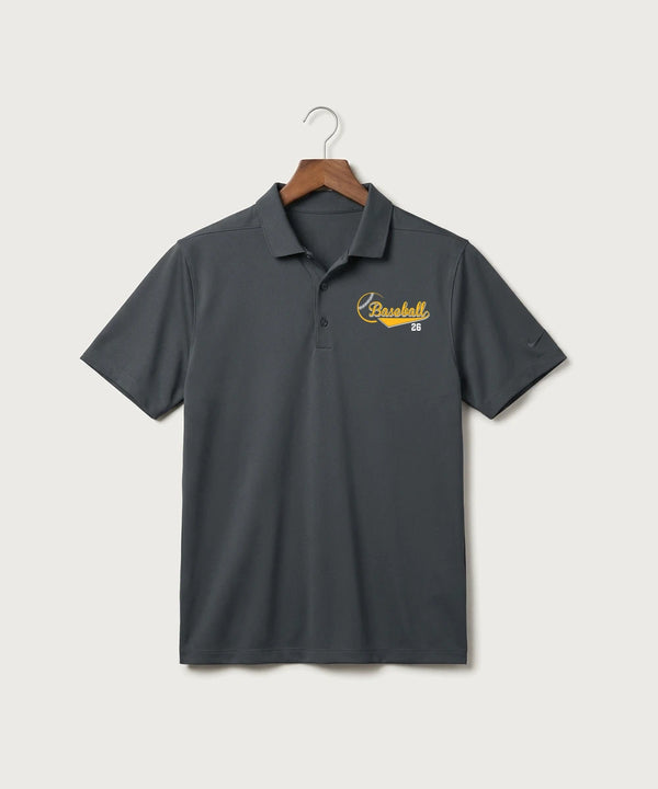 MAYBA Baseball Team Store - Anthracite Polo