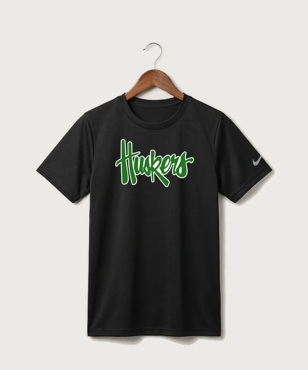 Holdingford High School Football (Boys) - Black Nike Youth Swoosh Sleeve rLegend Tee NKDX8787