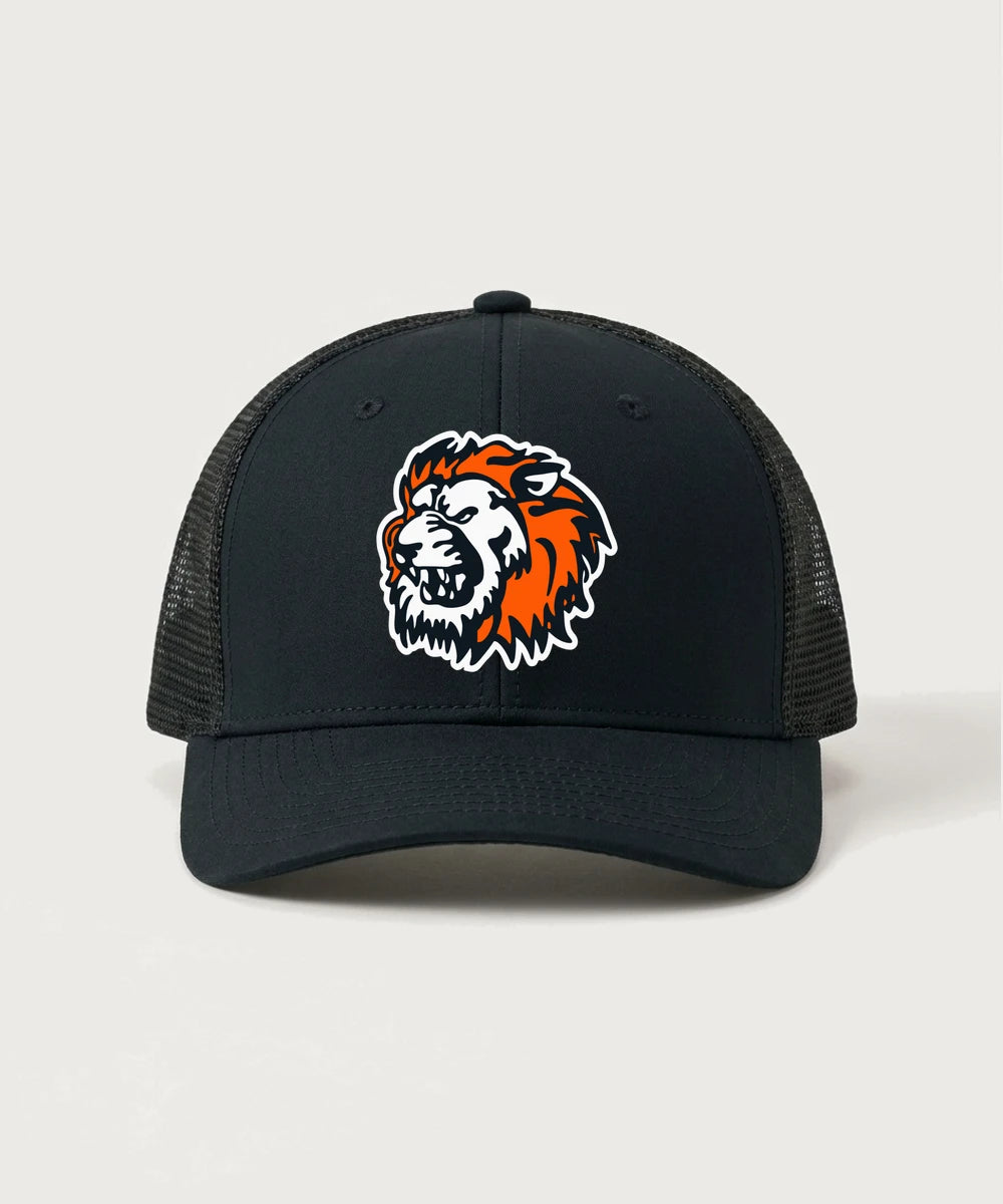 Ogilvie High School Football (Boys) - Black/ Black Sport-Tek Club Trucker Cap STC46