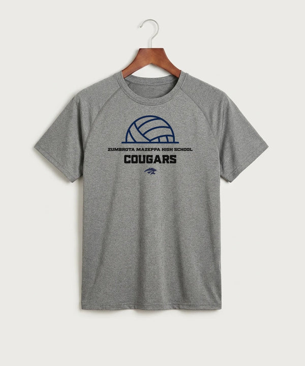 Zumbrota Mazeppa High School Volleyball (Girls) - Gray Tee