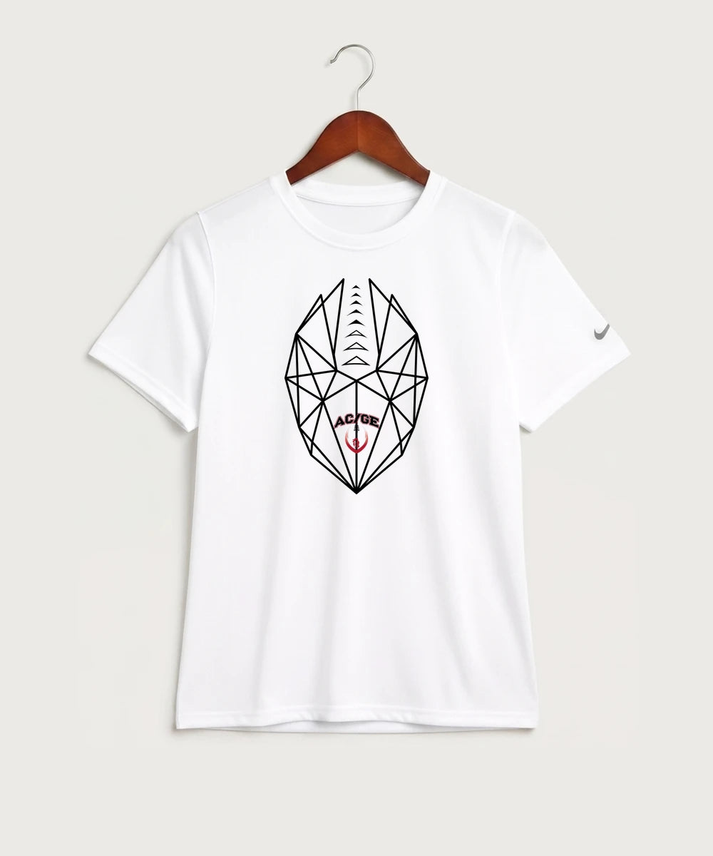 Alden-Conger-Glenville Emmons High School Football (Boys) - White Nike Youth Swoosh Sleeve rLegend Tee NKDX8787