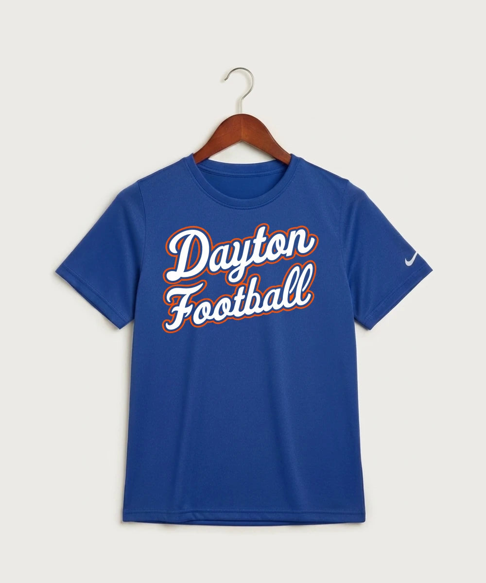 Jonathan Dayton High School Football Team Store - Game Royal Nike Youth Swoosh Sleeve rLegend Tee NKDX8787