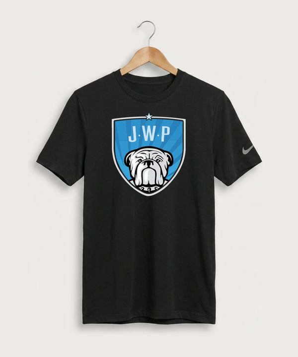 Janesville Waldorf Pemberton Football (Boys) - Black Nike Swoosh Sleeve rLegend Tee NKDX8730