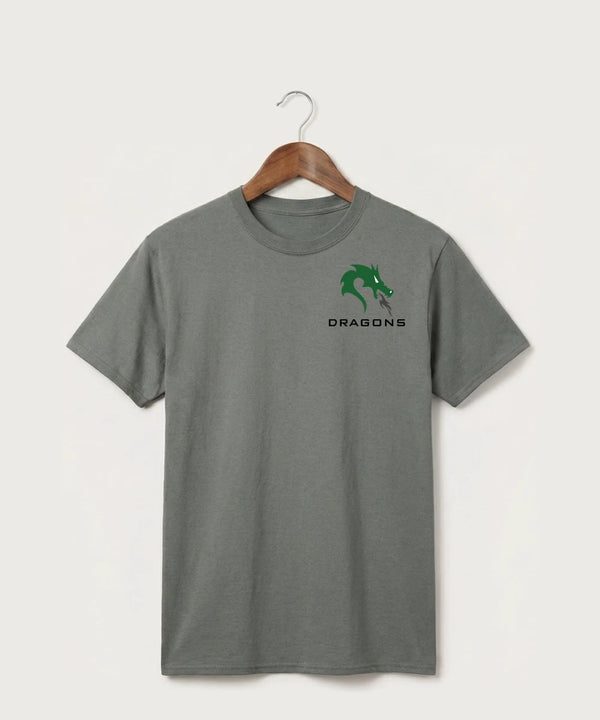Pine City High School Football (Boys) - Medium Grey Port & Co Core Cotton Tee. PC54