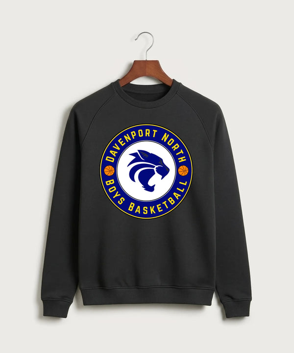 GF E2E Test 05 Boys Basketball - Black Crewneck