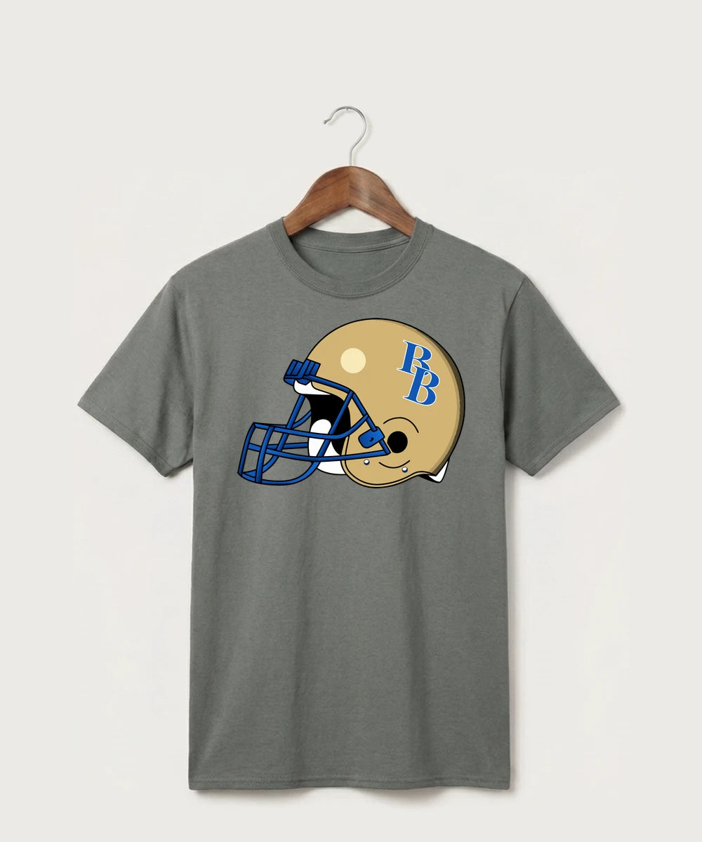Braham Area High School Football (Boys) - Medium Grey Port & Co Core Cotton Tee. PC54