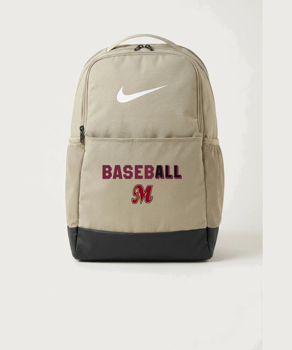 MAYBA Baseball Team Store - Desert Khaki Nike Brasilia Medium Backpack NKDH7709