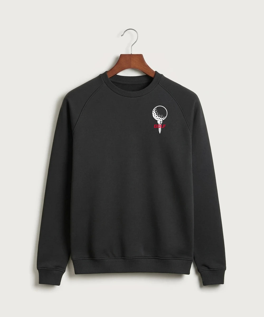 GF E2E Test 06 Girls Golf - Black Crewneck
