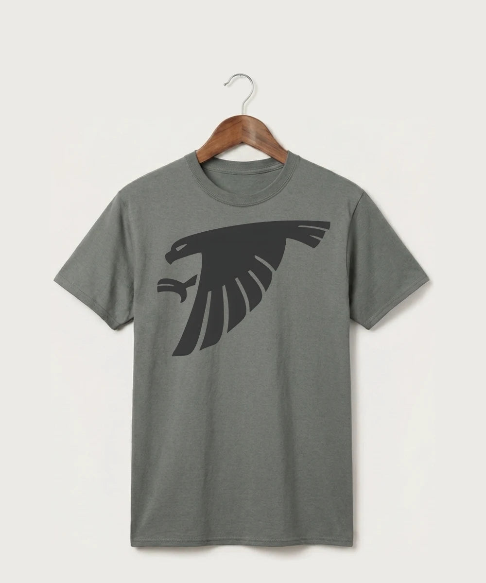 GF E2E Test 03 Girls Basketball - Medium Grey Port & Co Core Cotton Tee. PC54
