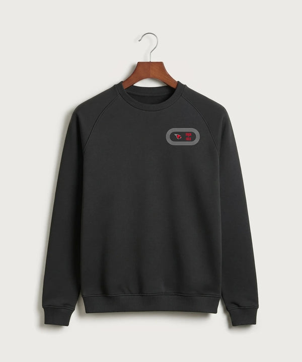 GF E2E Test 02 Track and Field - Black Crewneck