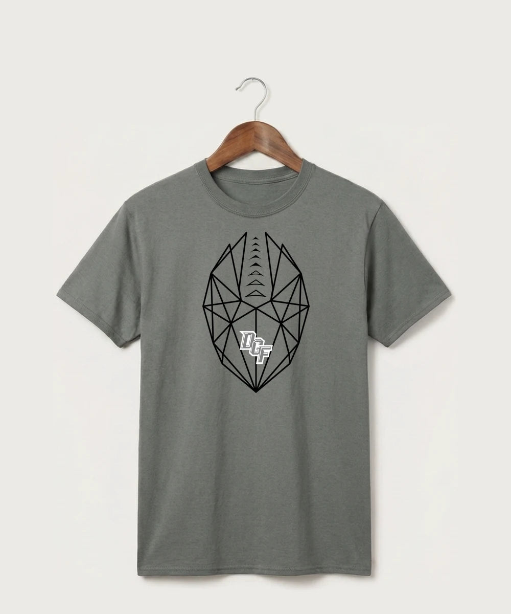 DGF High School Football (Boys) - Medium Grey Port & Co Core Cotton Tee. PC54