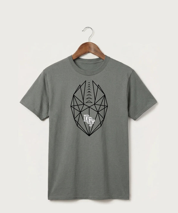 DGF High School Football (Boys) - Medium Grey Port & Co Core Cotton Tee. PC54