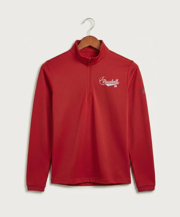 GF E2E Test 04 Baseball - Power Red Men's Ultimate365 Lightweight Quarter-Zip Pullover
