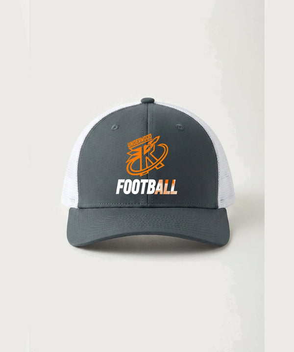 Underwood High School Football (Boys) - Iron Grey/ White Sport-Tek Club Trucker Cap STC46