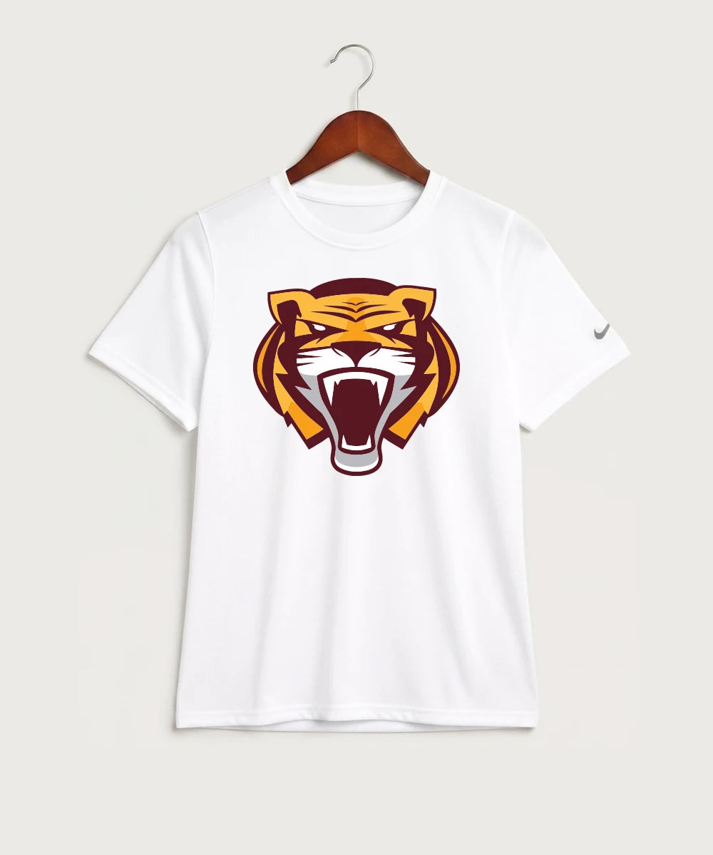 Stewartville High School Football (Boys) - White Nike Youth Swoosh Sleeve rLegend Tee NKDX8787