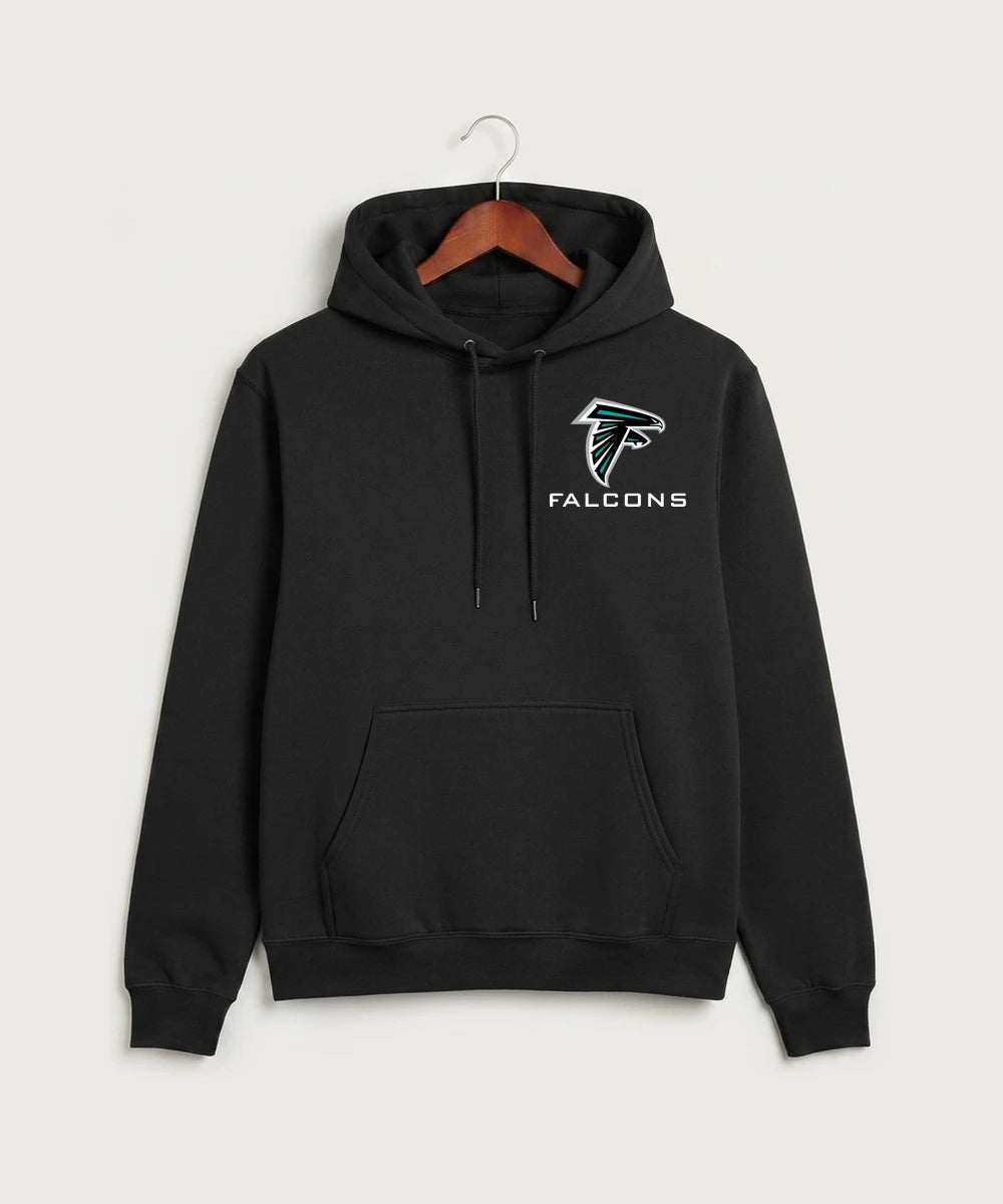 Fillmore Central High School Football (Boys) - Jet Black Port & Co Core Fleece Pullover Hooded Sweatshirt. PC78H