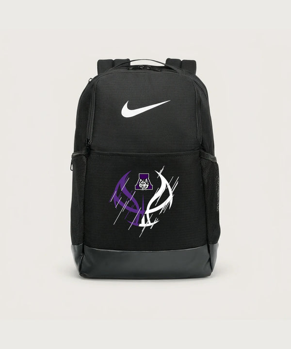 Albany High School Basketball (Boys) - Black Nike Brasilia Medium Backpack NKDH7709