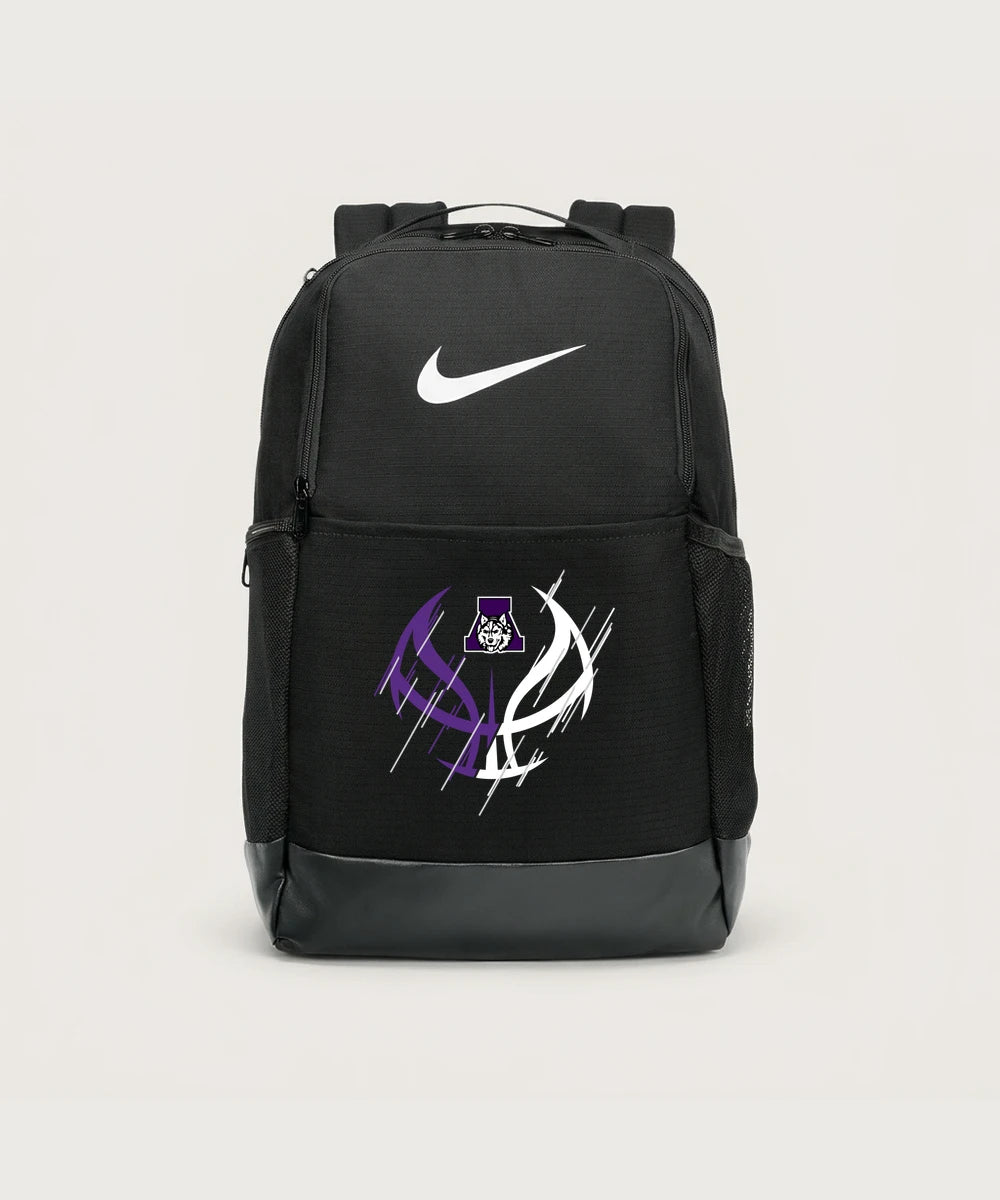 Albany High School Basketball (Boys) - Black Nike Brasilia Medium Backpack NKDH7709