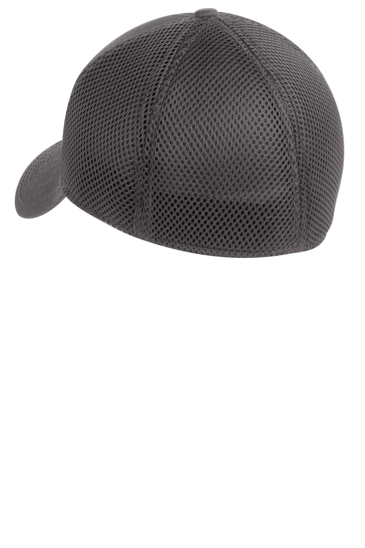 Ashwaubenon High School Football (Boys) - Charcoal/ Charcoal New Era - Stretch Mesh Cap. NE1020 (back)