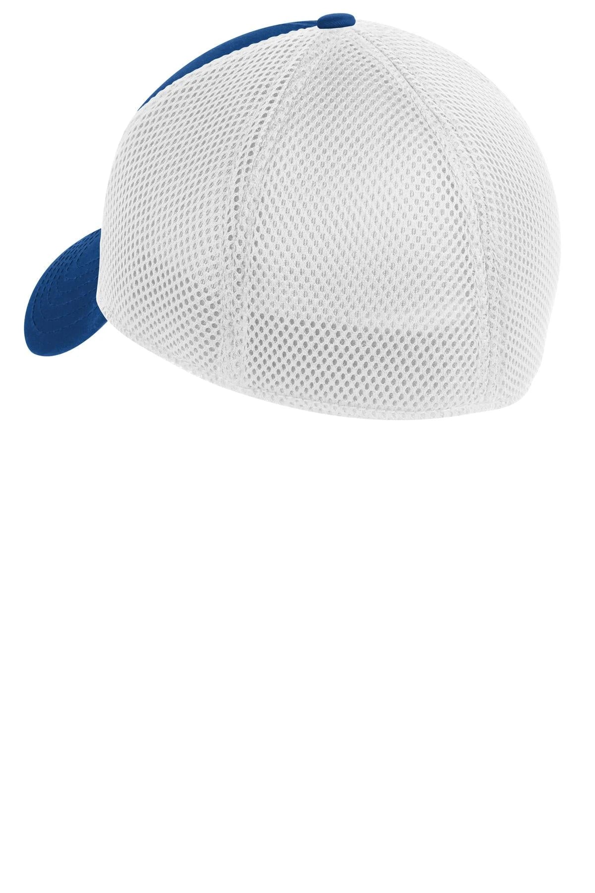 Ashwaubenon High School Football (Boys) - Royal/ White New Era - Stretch Mesh Cap. NE1020 (back)