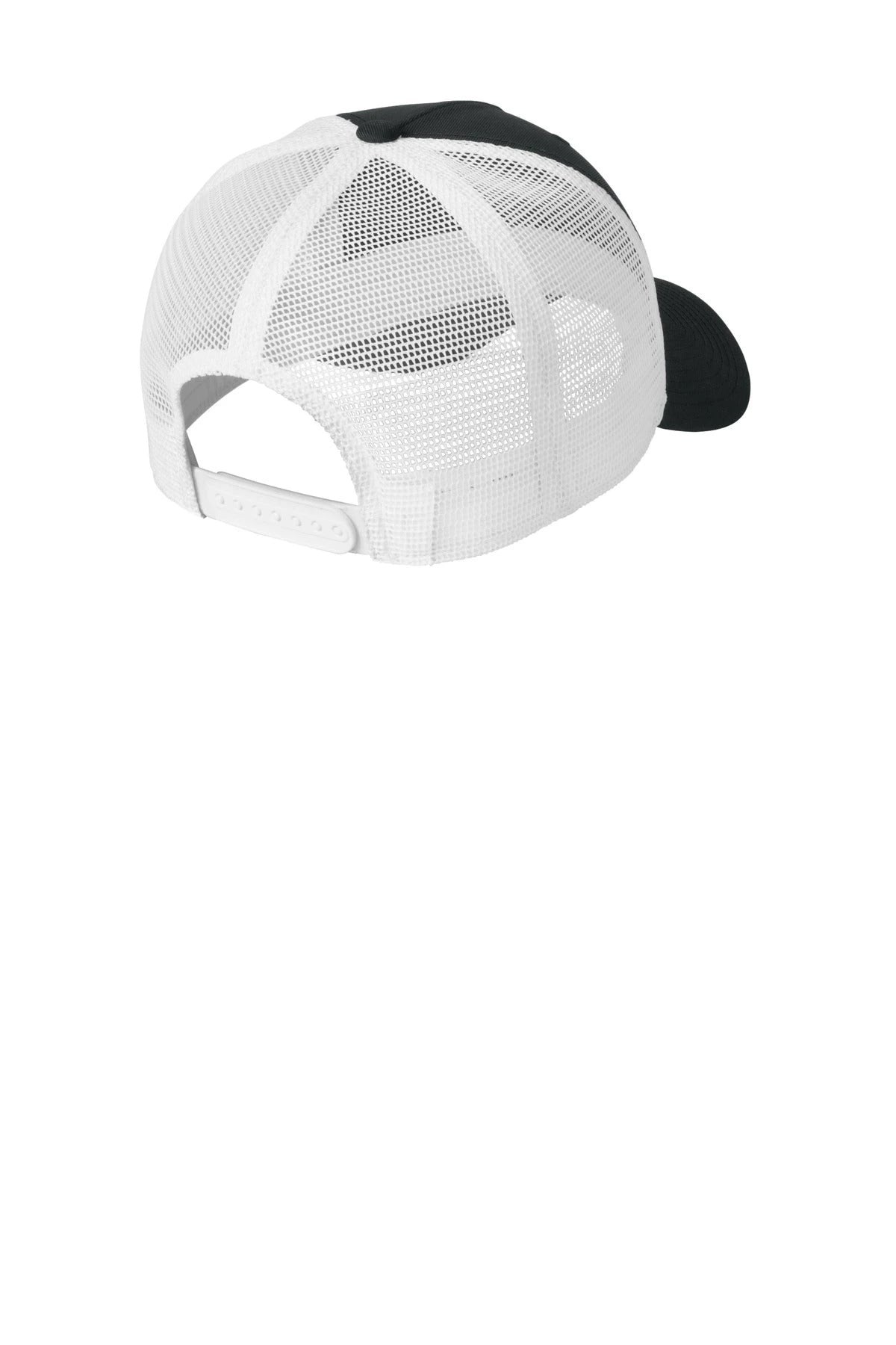 Ashwaubenon High School Football (Boys) - Black/ White Nike Snapback Mesh Trucker Cap NKFN9893 (back)