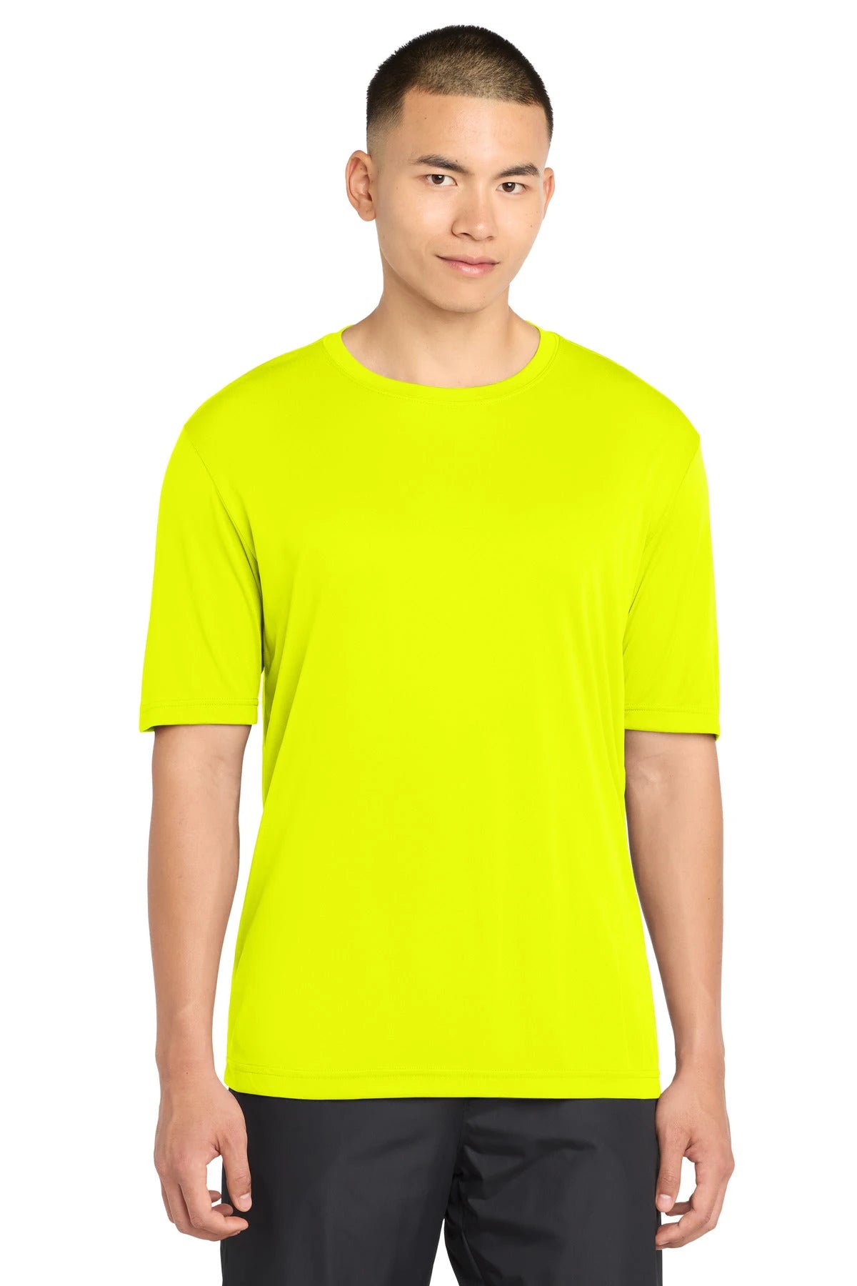 Ashwaubenon High School Football (Boys) - Neon Yellow Sport-Tek PosiCharge Competitor Tee. ST350 (model)