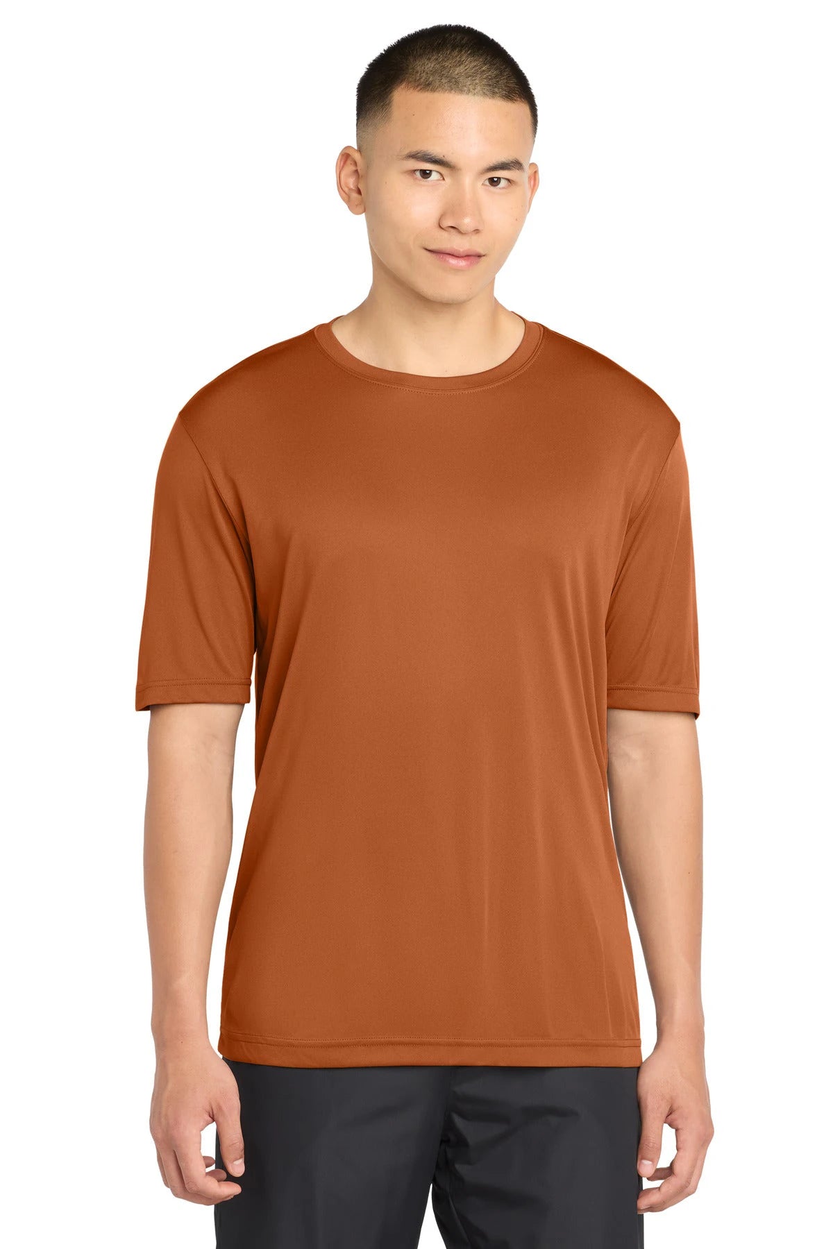 Ashwaubenon High School Football (Boys) - Texas Orange Sport-Tek PosiCharge Competitor Tee. ST350 (model)