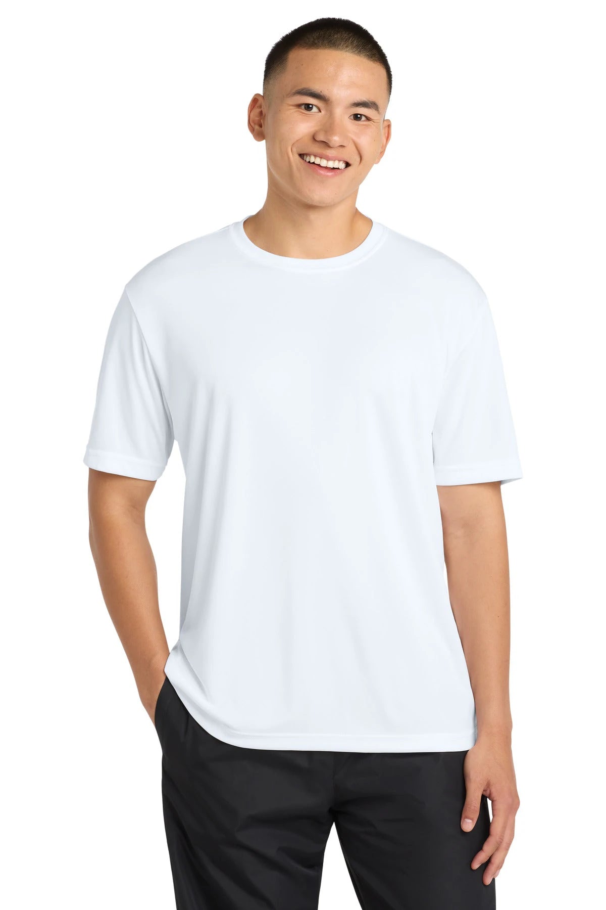 Ashwaubenon High School Football (Boys) - White Sport-Tek PosiCharge Competitor Tee. ST350 (model)