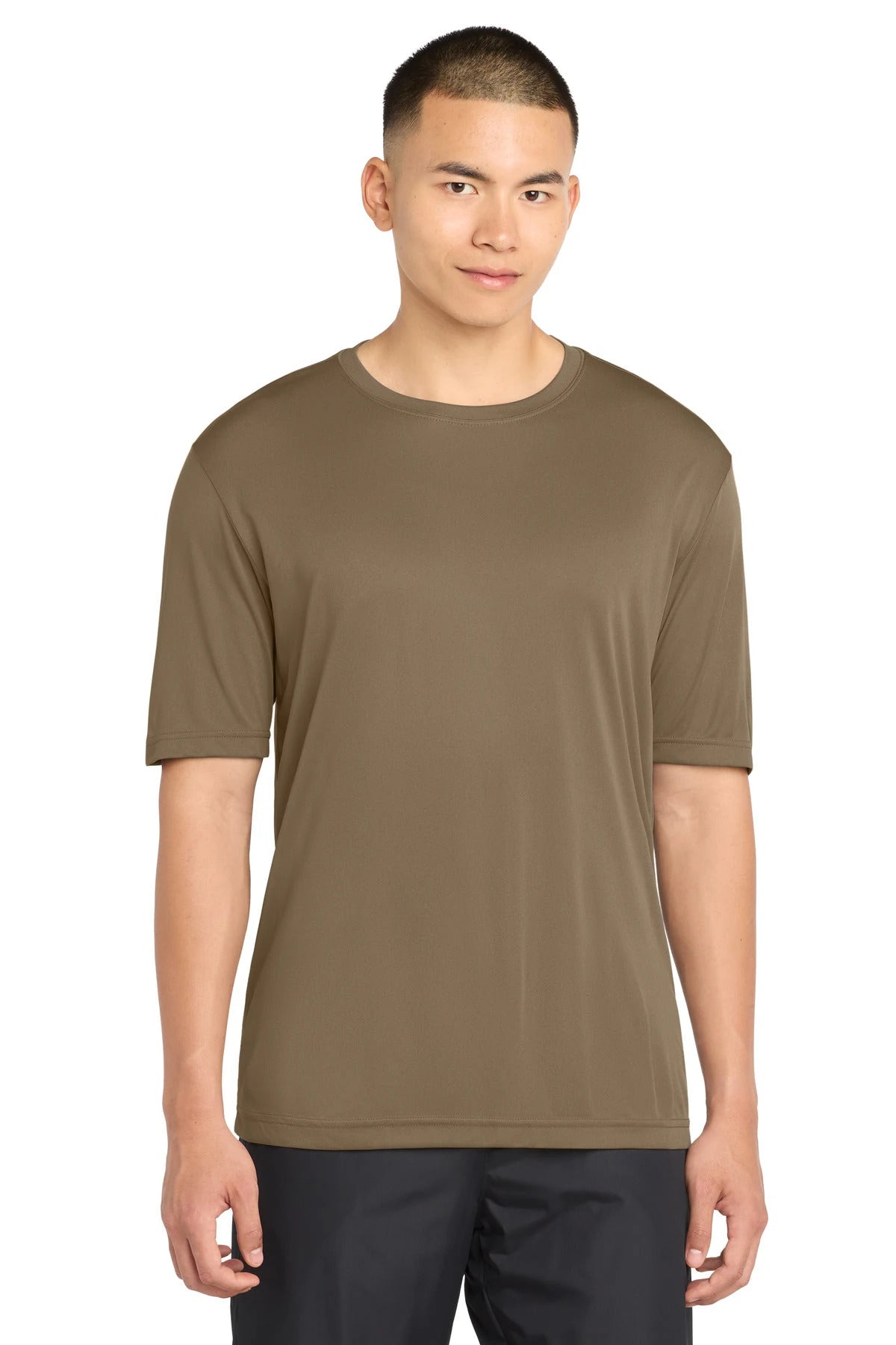 Ashwaubenon High School Football (Boys) - Woodland Brown Sport-Tek PosiCharge Competitor Tee. ST350 (model)