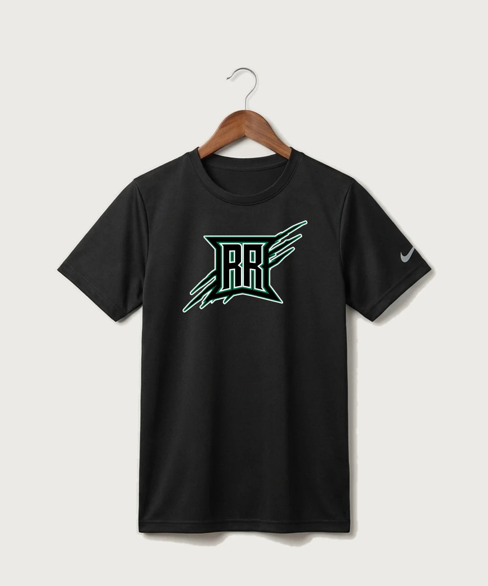 Rock Ridge High School Football (Boys) - Black Nike Youth Swoosh Sleeve rLegend Tee NKDX8787