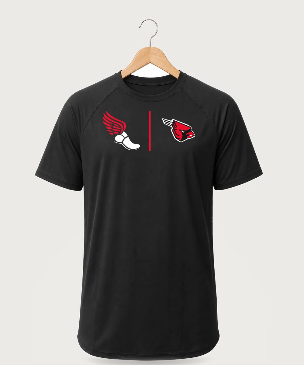 GF E2E Test 02 Track and Field - Black Tee